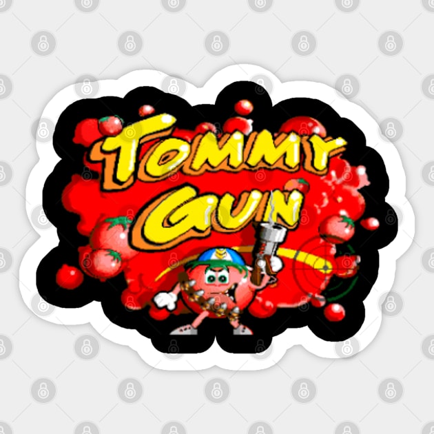 Tommy Gun Sticker by iloveamiga